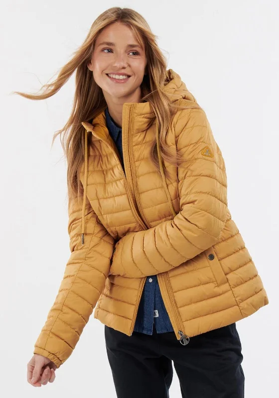 Barbour Womens Cranmoor Quilted Short Jacket, Mustard