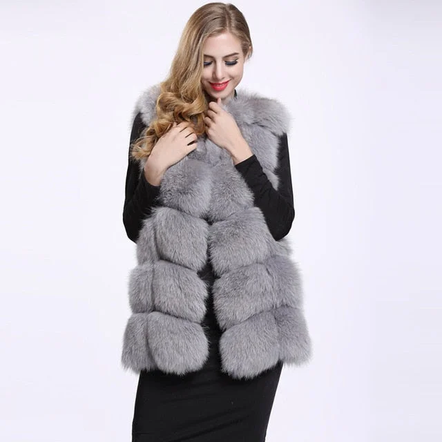 Fox Fur Warm Coat