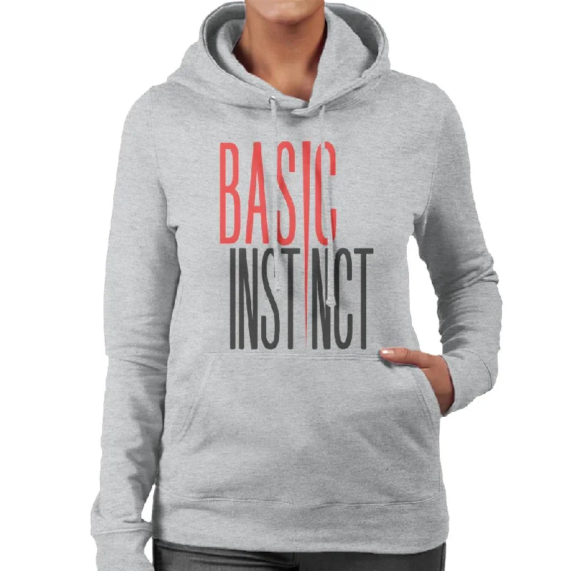 Basic Instinct Ice Pick Logo Women's Hooded Sweatshirt