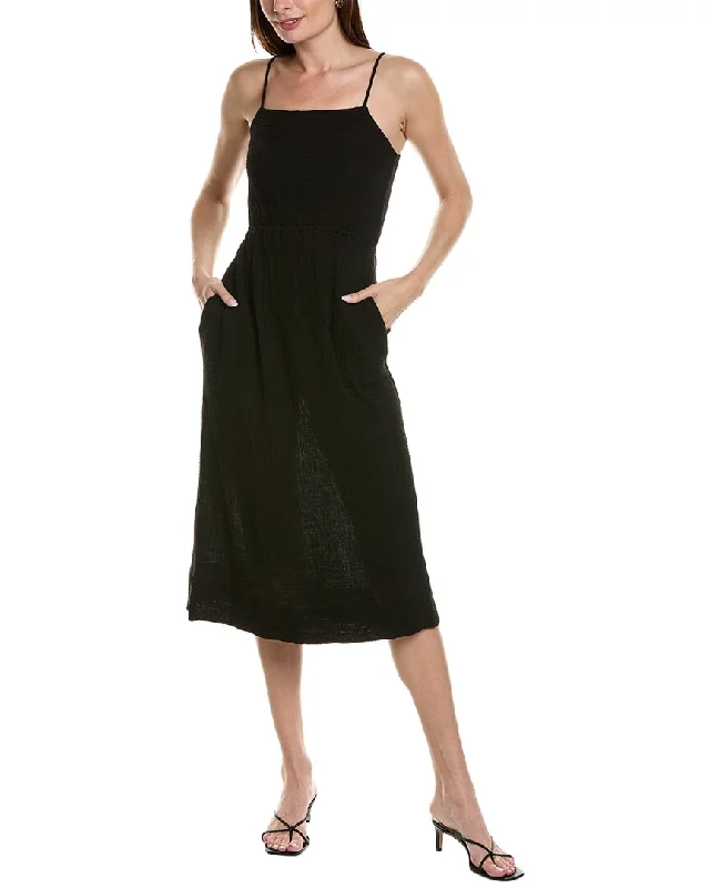Flash Sale Stateside Gauze Open Back Midi Dress