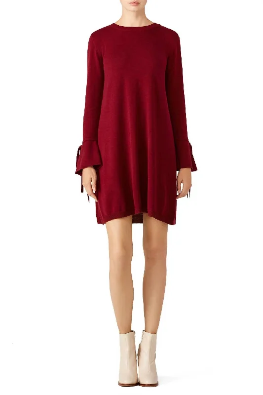 Knit Maria Dress In Red