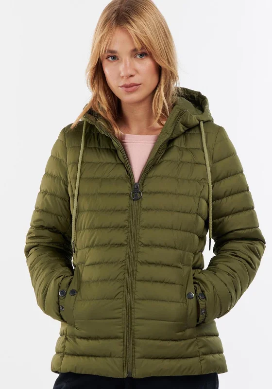 Barbour Womens Cranmoor Quilted Short Jacket, Dark Moss