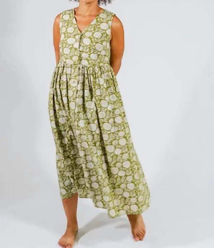 Olivia Sundress In Pear Floral