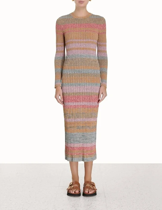 Luminosity Mouline Dress In Multi