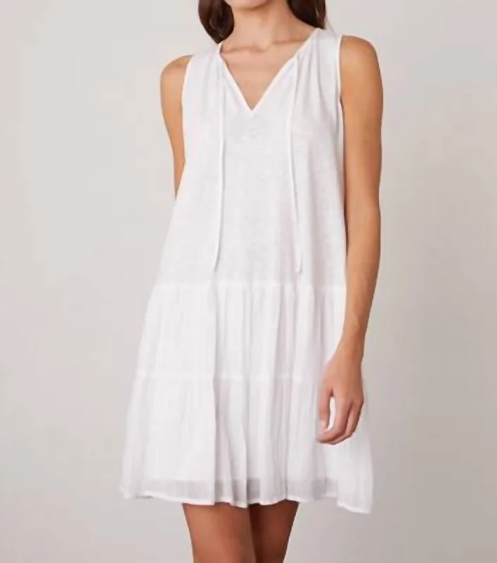 Diem Dress In White