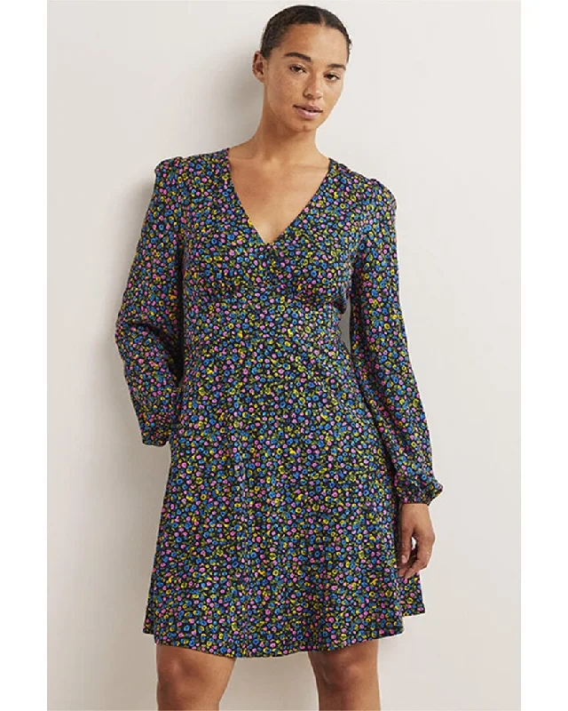 Boden V-Neck Jersey Tea Dress