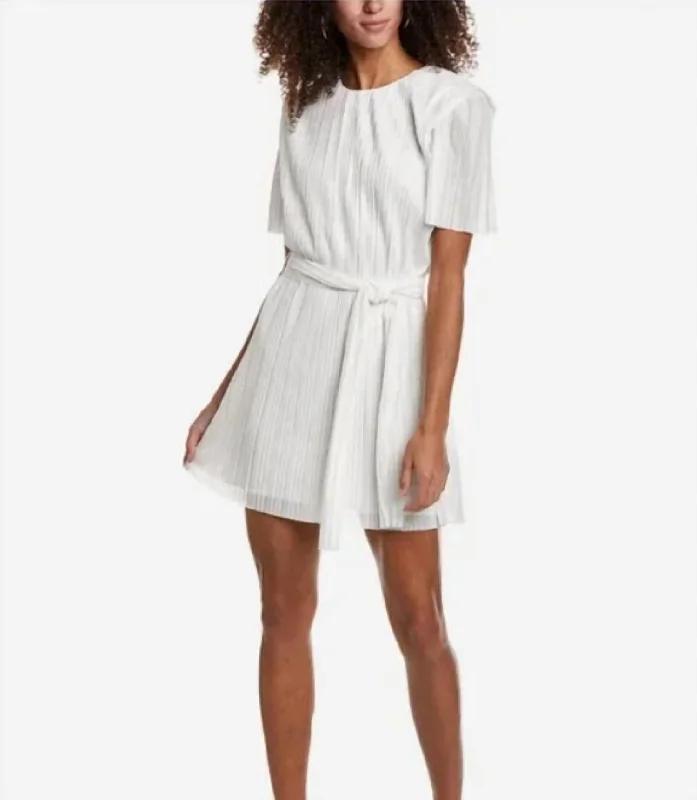 Roxbury Dress In White