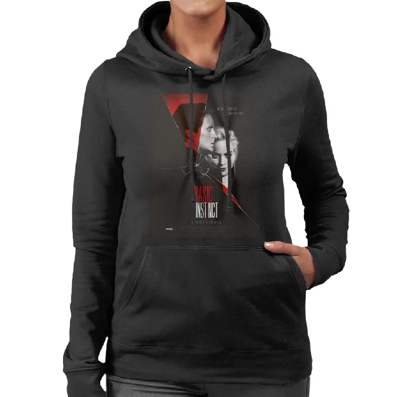 Basic Instinct Poster A Film By Paul Verhoeven Women's Hooded Sweatshirt