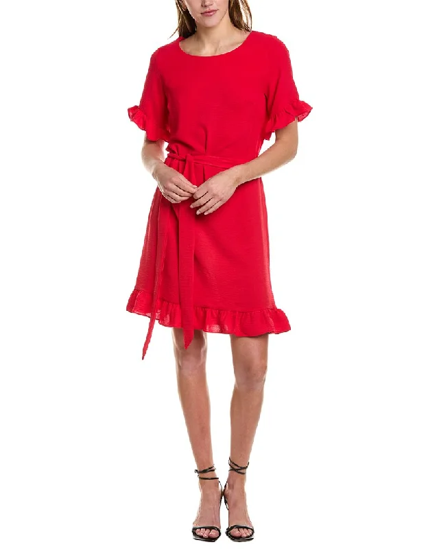 Tahari ASL Ruffle Shift Dress