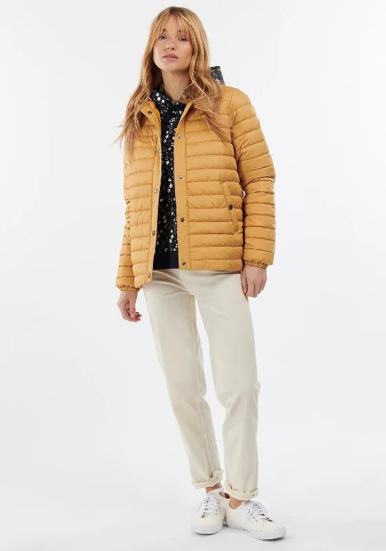 Barbour Womens Melita Quilted Short Jacket, Mustard