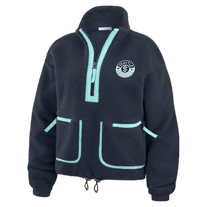 Seattle Kraken Polar Fleece Half Zip