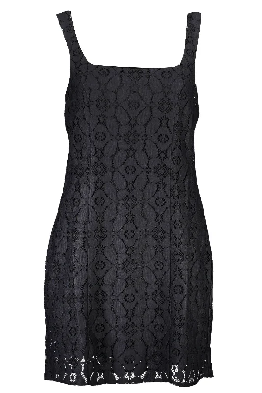 Desigual Elegant Sleeveless Square-Neck Mini Women's Dress