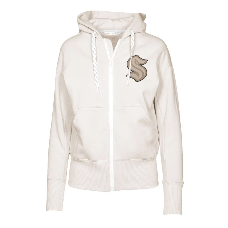 Seattle Kraken Womens Primary Sand Gardinia Hoodie