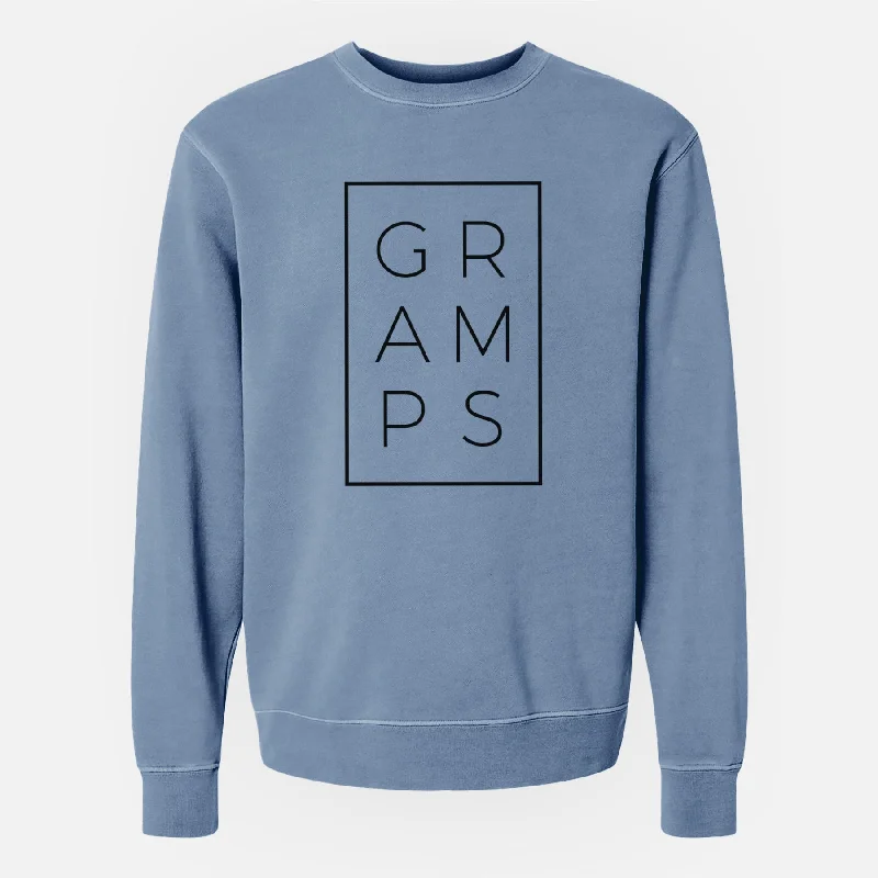 Gramps Boxed - Unisex Pigment Dyed Crew Sweatshirt