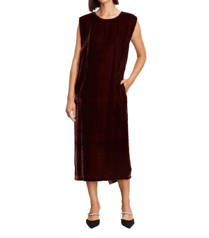 Kandace Dress In Wineberry