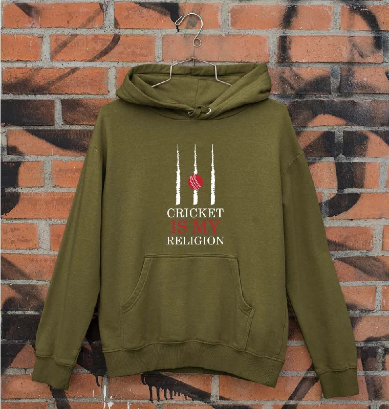 Cricket Is My Religion Unisex Hoodie for Men/Women